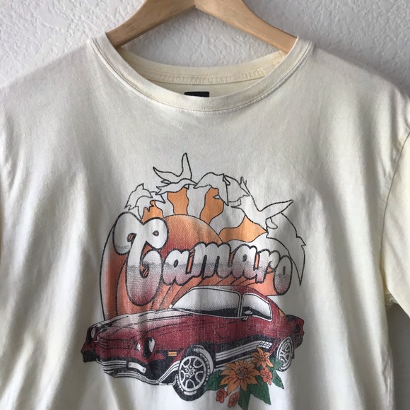 General Motors Yellow Camaro Graphic Tee T-shirt M - Picture 11 of 12